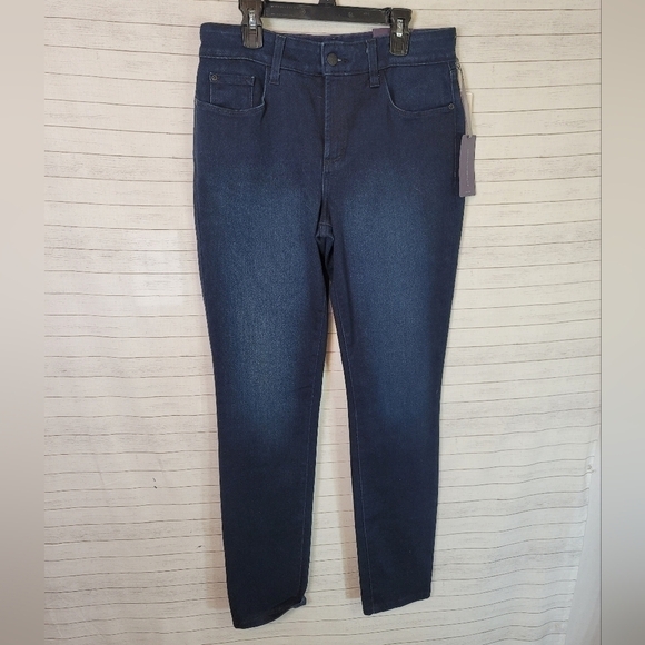 NYDJ NORWELL WASH DENIM LEGGINGS, SZ 8 - Picture 1 of 12